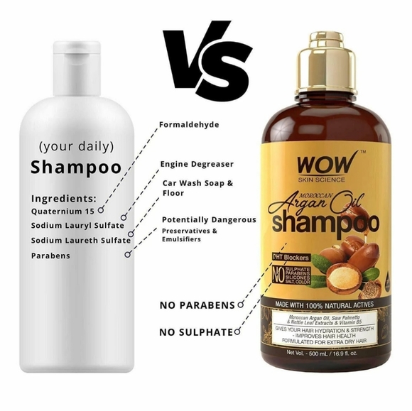WOW Skin Science Moroccan Argan Oil Shampoo and Conditioner Set - 16.9oz Each - Picture 10 of 14